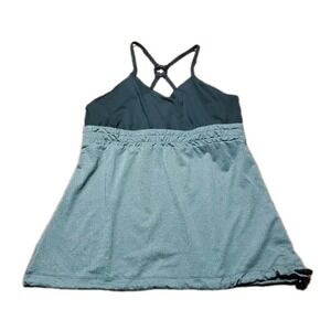 SKIRT SPORTS Tank Top Shirt Size Large Athletic Running Tennis Black and Gray